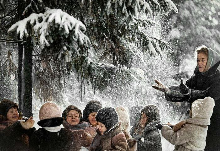 Post #12130882 - the USSR, Made in USSR, Childhood in the USSR, 60th, Snow, Youth, Youth, Nostalgia, Children, Women, The photo, Telegram (link)