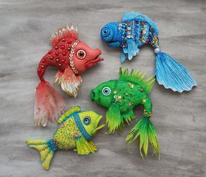 Post #12131013 - My, Needlework without process, A fish, Toys, Longpost