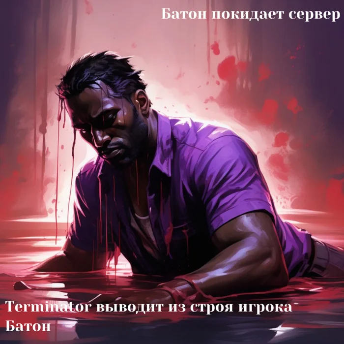 Фурри арт от Wolfmks #352 Playing left 4 dead 2 with terminator - Моё, Арты нейросетей, Фурри, Furry Art, Furry wolf, Картинка с текстом, Длиннопост