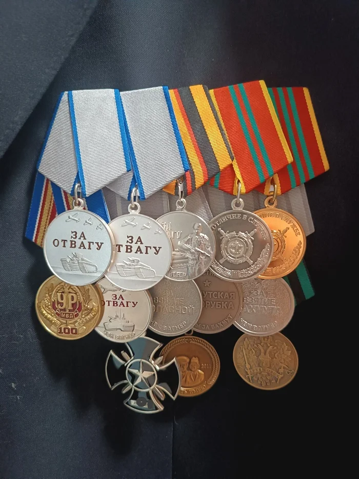 Post #12132097 - My, Special operation, Medals, A wave of posts, Medals of the NWO, PMC Wagner, Medal for Bravery, Medal for Distinction in Service, LPR, Wagner PMC Awards, Bakhmut, Reward