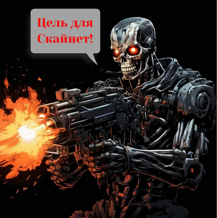 Фурри арт от Wolfmks #352 Playing left 4 dead 2 with terminator - Моё, Арты нейросетей, Фурри, Furry Art, Furry wolf, Картинка с текстом, Длиннопост