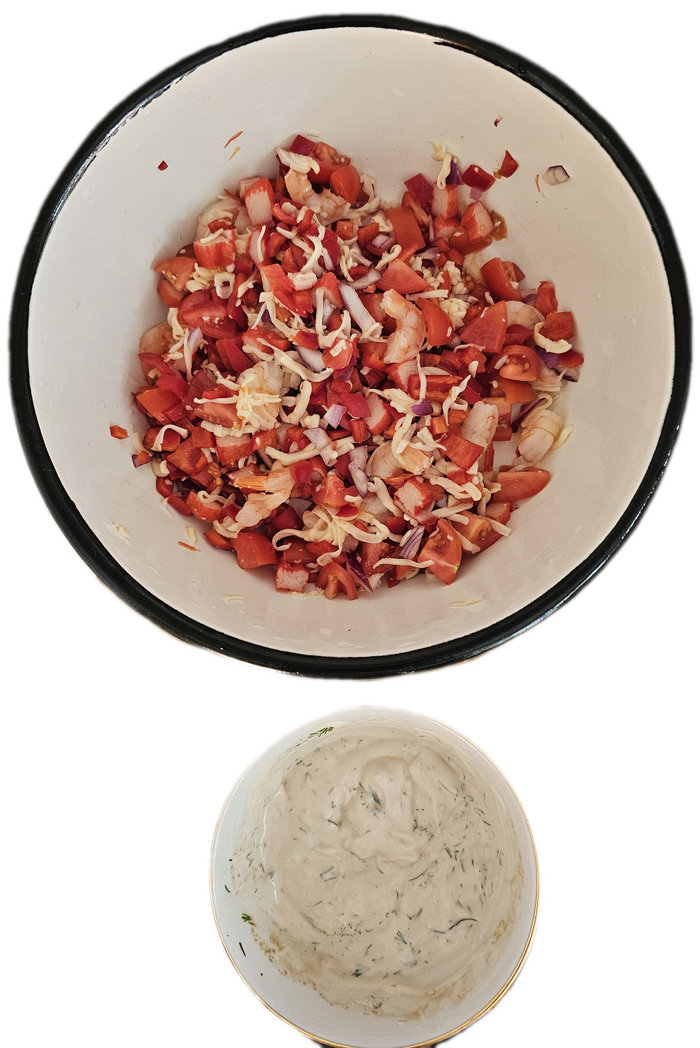 Салат "Красное море"