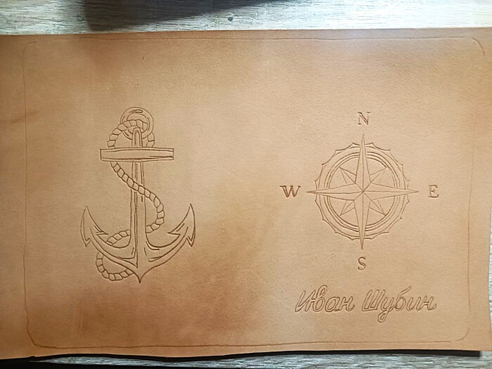 Перенос эскиза на кожу