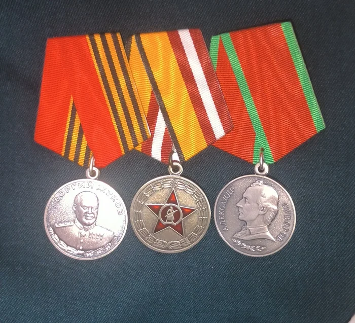 Post #12132585 - My, Special operation, Medals of the NWO, Medals, A wave of posts, Volunteers, Kupyansk, Wound, Zhukov Medal, Medal to the Participant of the Special Military Operation, Suvorov Medal