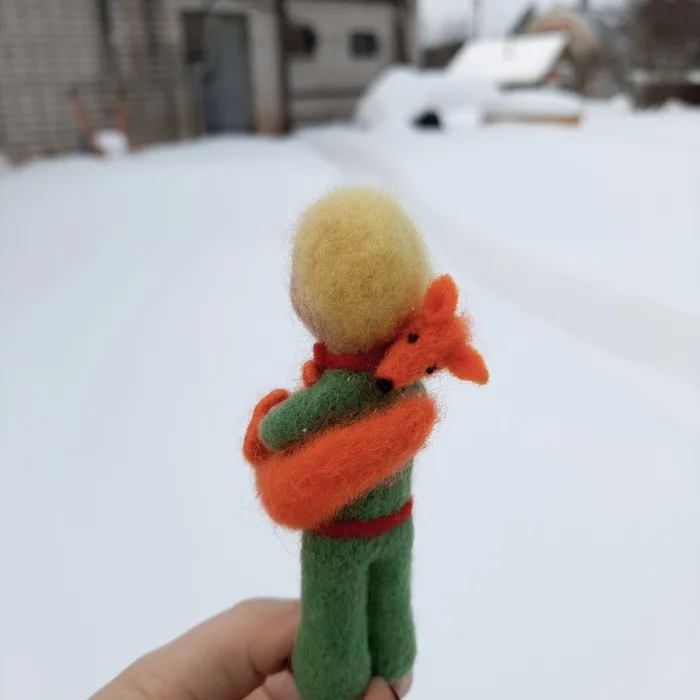 Post #12133002 - My, Little Prince, Needlework without process, Creation, Handmade, Wool, Dry felting, Longpost