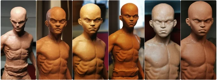 Made a figurine of Avatar Aang from plasticine - My, Avatar: The Legend of Aang, Aang, Plasticine, Sculpture, Handmade, Friday tag is mine, Creation, Needlework with process, Лепка, Video, Vertical video, Soundless, Longpost