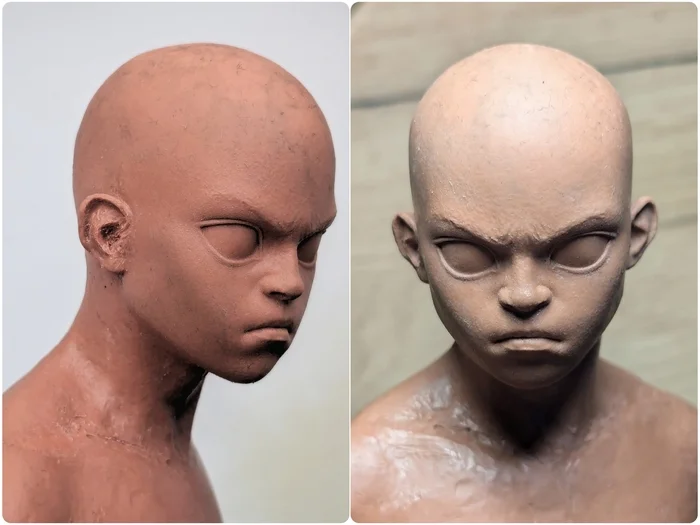 Made a figurine of Avatar Aang from plasticine - My, Avatar: The Legend of Aang, Aang, Plasticine, Sculpture, Handmade, Friday tag is mine, Creation, Needlework with process, Лепка, Video, Vertical video, Soundless, Longpost