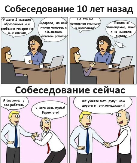 Post #12133394 - Humor, Comics, Interview, Labor market