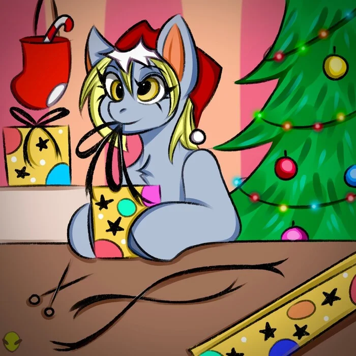 Post #12133419 - My little pony, Derpy hooves, New Year, GIF