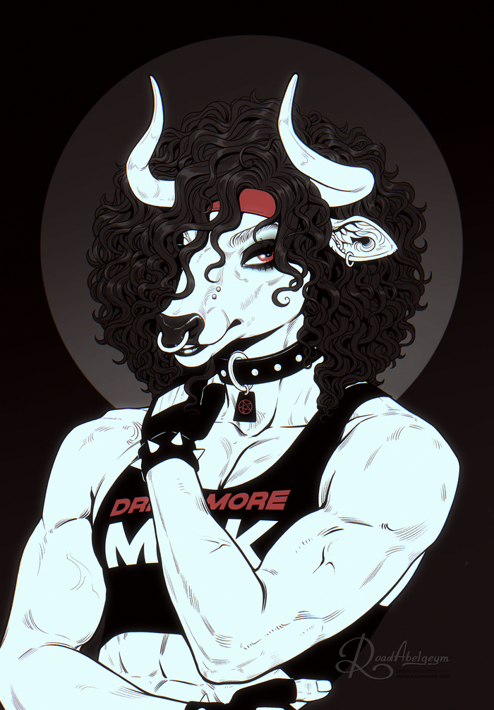 Drink more milk  , Procreate, , Furry Art,   , Furry male