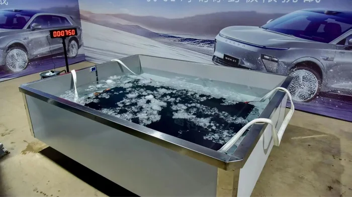 Exlantix ET от Chery успешно прошёл зимние испытания и готов к эксплуатации в России - Китайские авто, Авто, Новости, Электромобиль, Транспорт, Chery, Зима, Длиннопост
