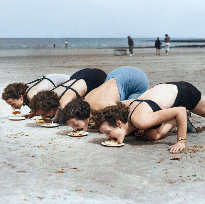 Подборка фотографий из прошлого, которые заставляют удивиться. 20 раскрашенных фотографий из XIX-ХХ века. Часть XIV Старое фото, Историческое фото, Фотография, 20 век, Колоризация, Длиннопост
