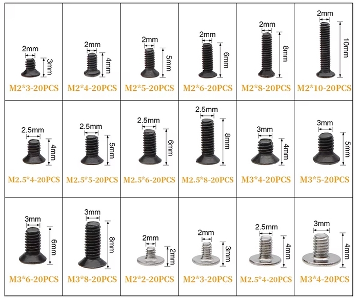 What to do if you accidentally lost all the screws in your laptop? - AliExpress, Products, Chinese goods, Screw, Laptop Repair, Workshop, Master, Computer Repair, Repairers Community, Spare parts, Kit, Longpost