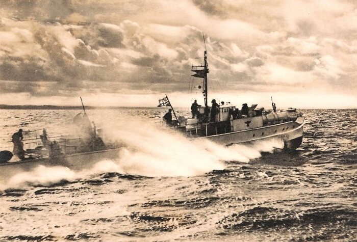 «Шнелльбот» в море