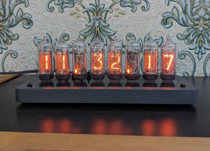 Nixie clock Divergence meter - My, Nixie clock, Clock, Lamp clock, With your own hands, Homemade, Anime, Workshop, Video, Longpost
