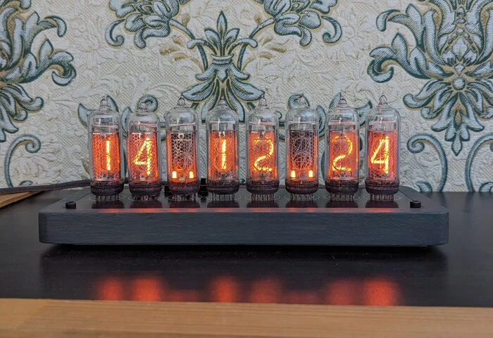Nixie clock Divergence meter - My, Nixie clock, Clock, Lamp clock, With your own hands, Homemade, Anime, Workshop, Video, Longpost