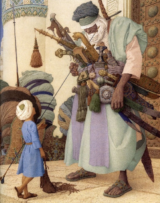 Иллюстрация для книги Мадонны «Приключения Абди».