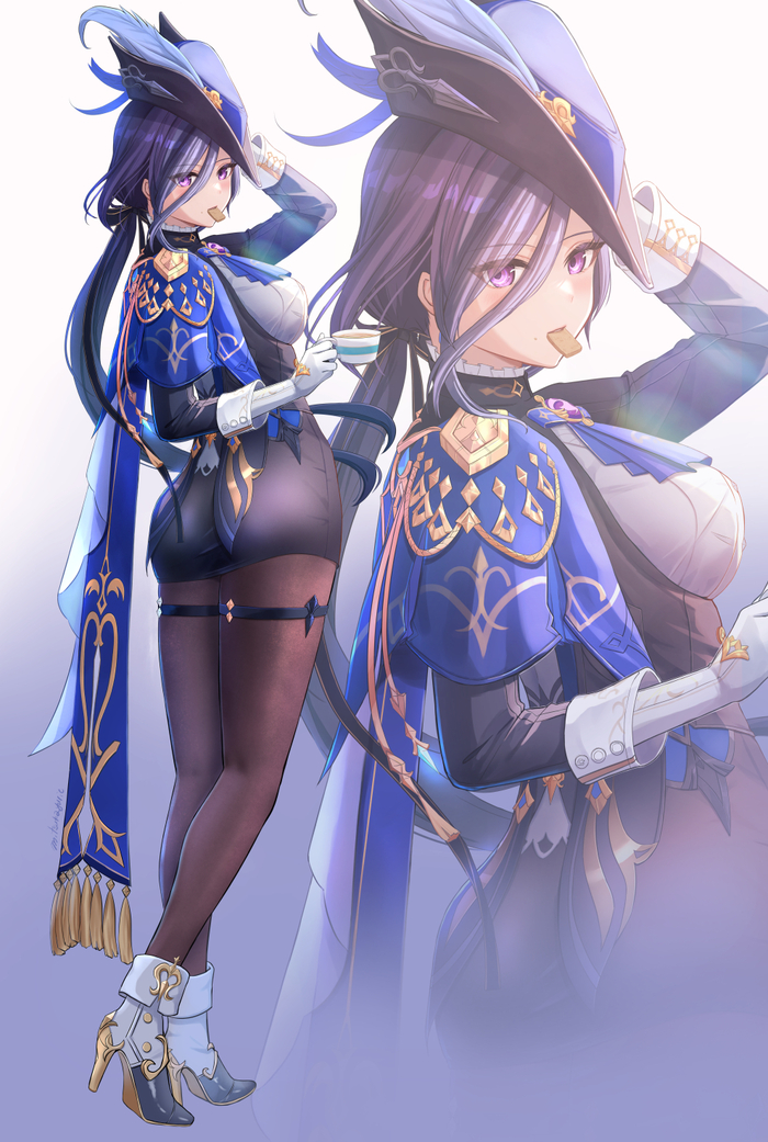  Clorinde (Genshin Impact), Anime Art, , Pixiv, Genshin Impact