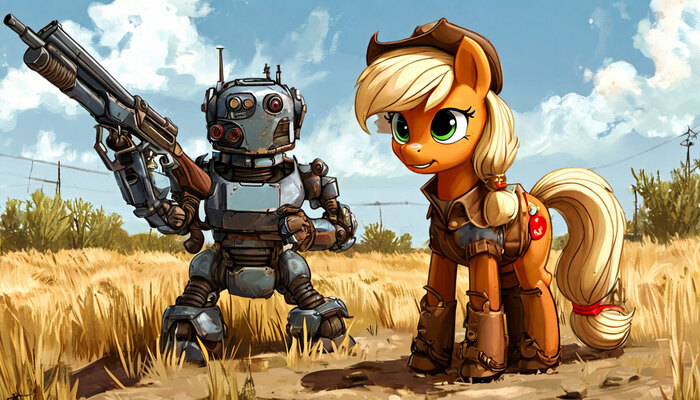       My Little Pony, Applejack, Fallout,  