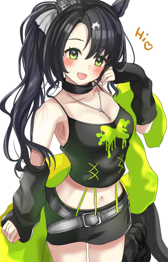 Satono Crown , Anime Art, Uma Musume Pretty Derby, Animal Ears, , Satono Crown