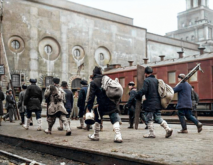 Жизнь Советской Москвы в 30-е годы. 20 раскрашенных фотографий. Часть II Москва, Столица, СССР, 1930-е, Фотография, Историческое фото, История города, Колоризация, Длиннопост