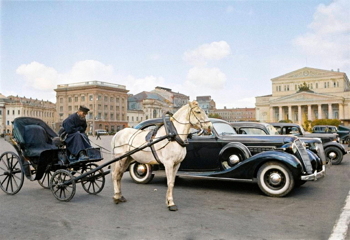 Жизнь Советской Москвы в 30-е годы. 20 раскрашенных фотографий. Часть II Москва, Столица, СССР, 1930-е, Фотография, Историческое фото, История города, Колоризация, Длиннопост