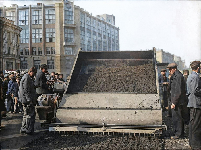 Жизнь Советской Москвы в 30-е годы. 20 раскрашенных фотографий. Часть II Москва, Столица, СССР, 1930-е, Фотография, Историческое фото, История города, Колоризация, Длиннопост