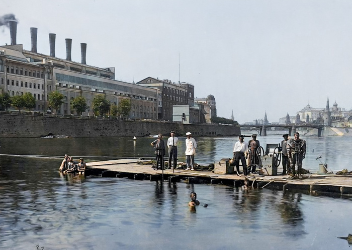 Жизнь Советской Москвы в 30-е годы. 20 раскрашенных фотографий. Часть II Москва, Столица, СССР, 1930-е, Фотография, Историческое фото, История города, Колоризация, Длиннопост