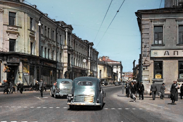 Жизнь Советской Москвы в 30-е годы. 20 раскрашенных фотографий. Часть II Москва, Столица, СССР, 1930-е, Фотография, Историческое фото, История города, Колоризация, Длиннопост