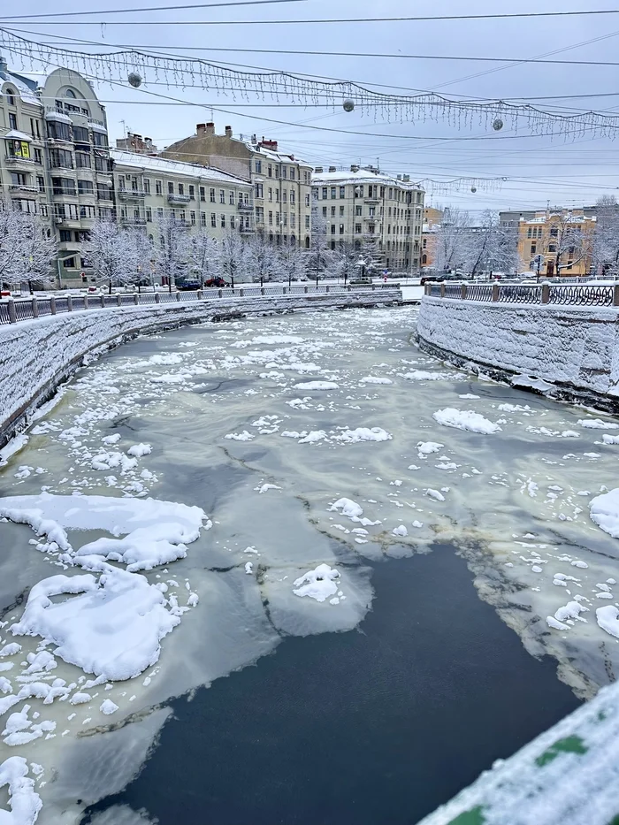 Речка Карповка - Моё, Зима, Санкт-Петербург, Свежее, Фотография, Река Карповка