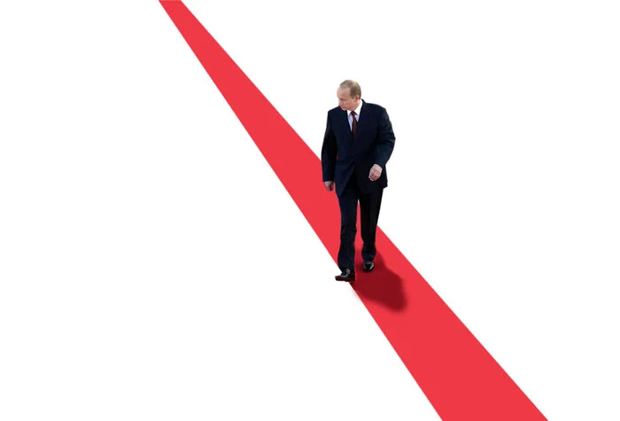Red line, red line, red stripe, red... path - Vladimir Putin, Politics, Russia, Humor, Black humor