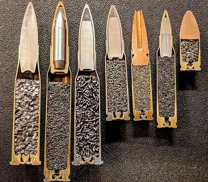 Патроны в разрезе