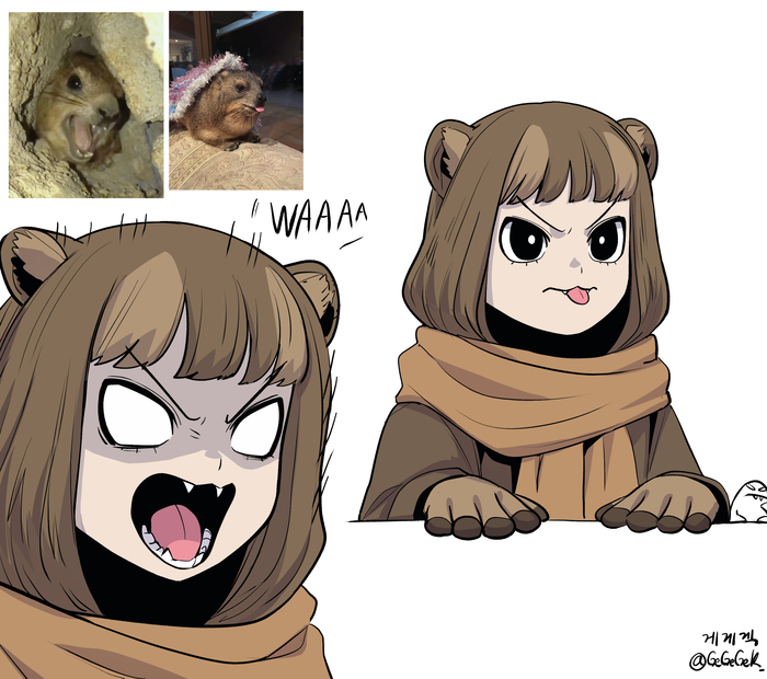    , , Anime Art, , Animal Ears, Gegegekman,  ,   