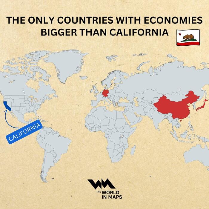 3 страны чья экономика больше экономики Калифорнийской области США - США, Экономика, Мир, Результат, Конкуренция, Телепередача Наша Russia