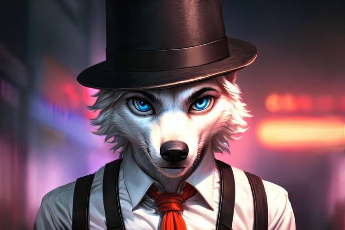    Wolfmks #375  , , Furry Art, Furry wolf,   , 