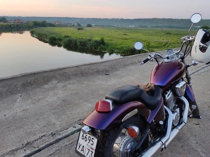 The old Japanese man's collective farm - My, Honda steed, Moto, Repair of equipment, Garage, Longpost