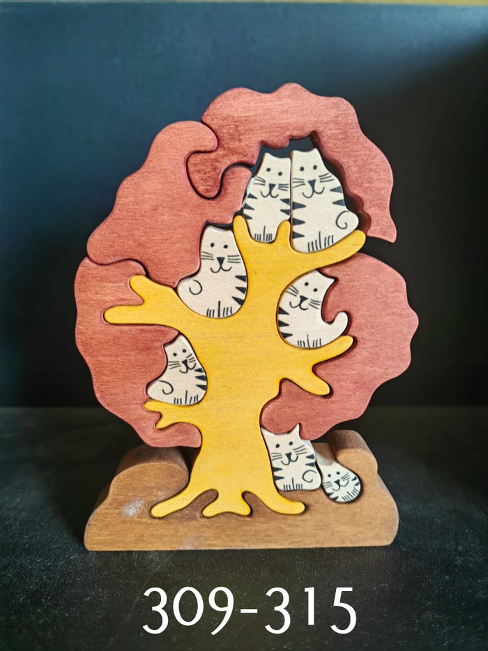 Вот такое семейное котодрево