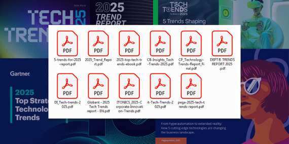 Технологические тренды 2025 года. Эпическая подборка: 11 отчетов от Gartner, IBM, CB Insights, Trend Hunter и другие