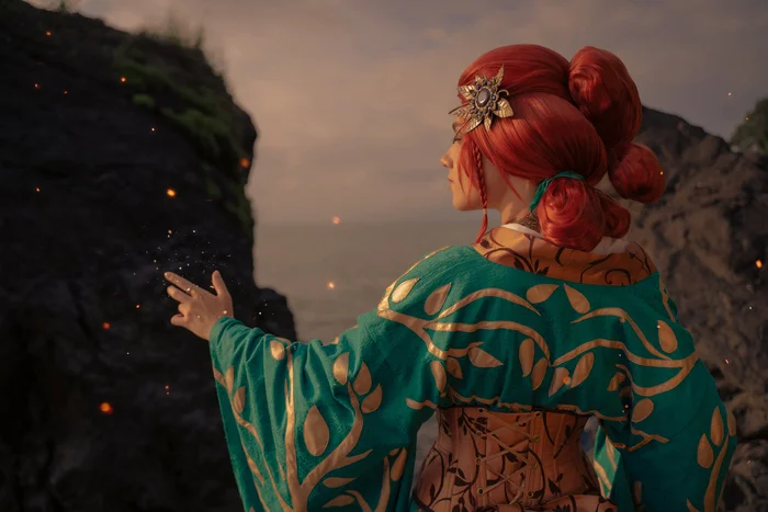 Japanese version of Triss Merigold | Japanese version of Triss - My, Cosplay, Cosplayers, Triss Merigold, Witcher, The Witcher 3: Wild Hunt, Longpost