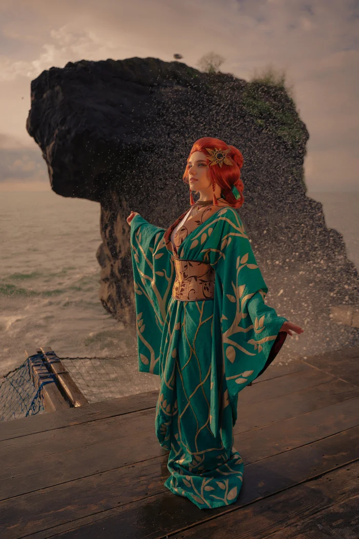Japanese version of Triss Merigold | Japanese version of Triss - My, Cosplay, Cosplayers, Triss Merigold, Witcher, The Witcher 3: Wild Hunt, Longpost