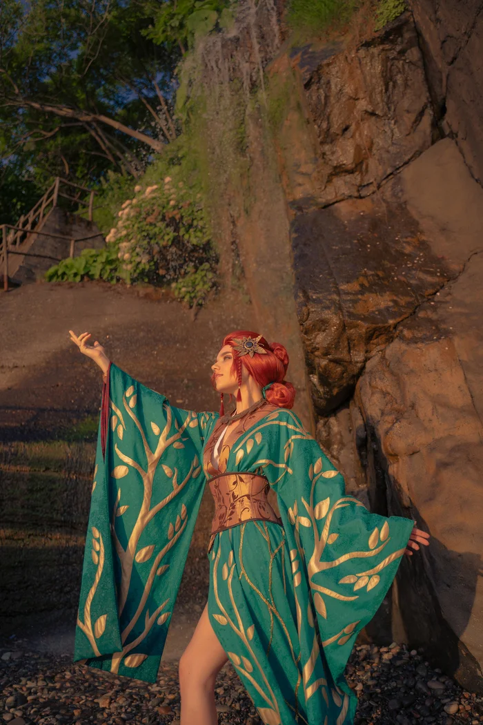 Japanese version of Triss Merigold | Japanese version of Triss - My, Cosplay, Cosplayers, Triss Merigold, Witcher, The Witcher 3: Wild Hunt, Longpost