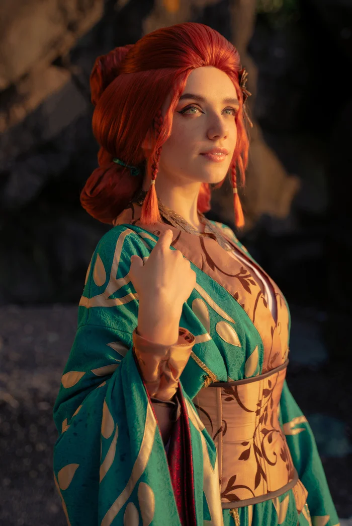 Japanese version of Triss Merigold | Japanese version of Triss - My, Cosplay, Cosplayers, Triss Merigold, Witcher, The Witcher 3: Wild Hunt, Longpost