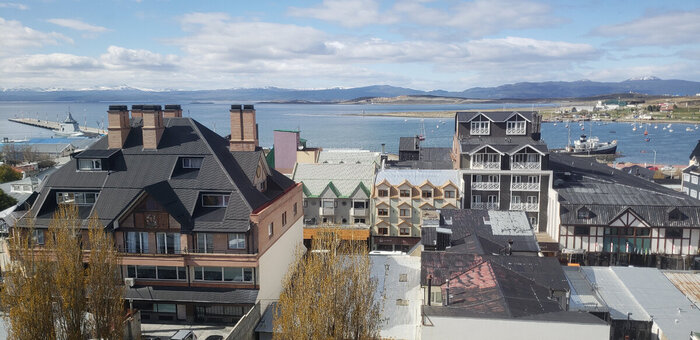 Виды на город из хостела