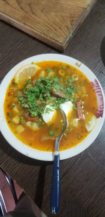 Вечером была солянка