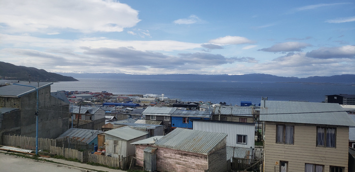 Вид на пролив Бигль с высоты