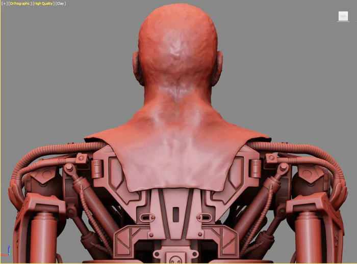 T-600 Terminator Salvation V2 High Detal 3D print model #2 - Моё, Терминатор, 3D печать, Моделизм, Покраска миниатюр, Масштабная модель, Длиннопост