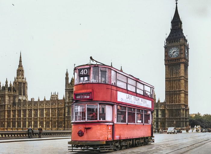 Любопытные фотографии из прошлого Великобритании. 20 раскрашенных фотографий ХХ века. Часть XIV Историческое фото, Старое фото, Фотография, Англия, Великобритания, Лондон, Шотландия, 20 век, Колоризация, Длиннопост