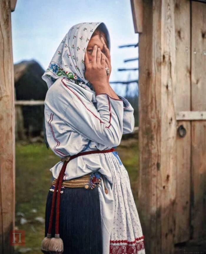 Эрзянская девушка, Мордовия, Самарская губерния, 1914 год Кросспостинг, Pikabu Publish Bot, Telegram (ссылка)