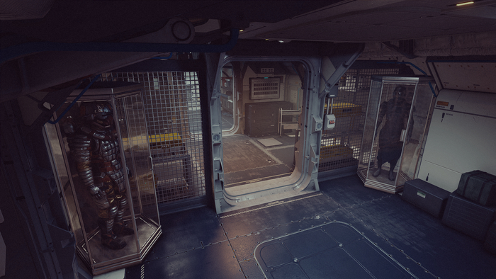 Арсенал для хранения особо ценных скафандров и оружия