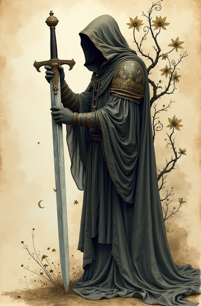 Monastic - My, Neural network art, Hobby, No rating, Illustrations, Longpost, Video, Soundless